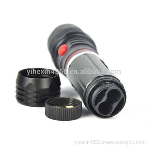 Multifunctional 2 In 1 Extended LED Flashlight Torch for Outdoor Camping